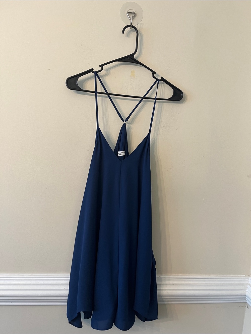 AMANDA UPRICHARD Blue Romper Size S